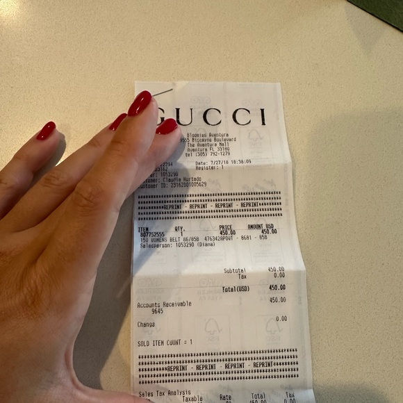 GUCCI Marmont Belt with Pearls (Size 85) - Picture 9 of 9